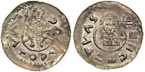 1 Dinaro Bohemia Plata Svatopluk I of of Moravia (830 - 894)