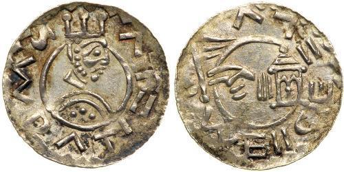 1 Dinaro Bohemia Plata Wratislaus II of Bohemia (?-1092)