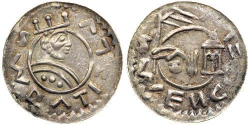 1 Dinaro Bohemia Plata Wratislaus II of Bohemia (?-1092)