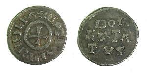 1 Dinaro Reino de Francia (843-1791) Plata Lotario I (795 -855)