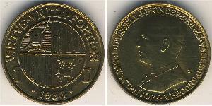 1 Diner Andorra (1278 - ) Brass 