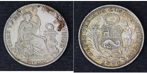 1 Dinero Pérou Argent 