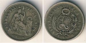 1 Dinero Peru Silber 
