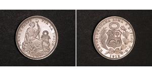 1 Dinero Peru Silber 