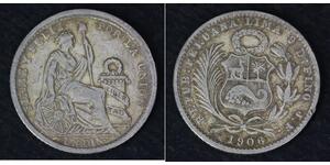 1 Dinero Peru Silber 
