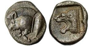 1 Diobol Grecia antica (1100BC-330) Argento 