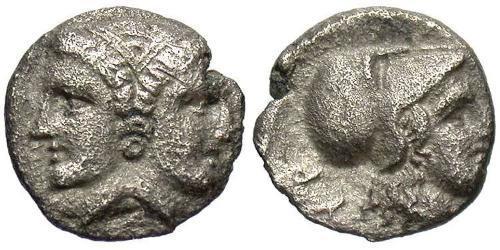 1 Diobol Grecia antica (1100BC-330) Argento 