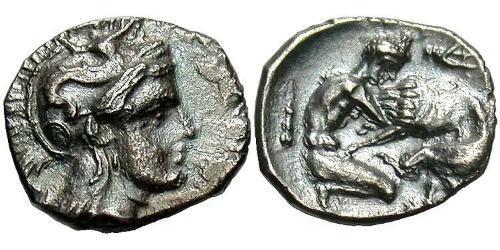 1 Diobol Grecia antica (1100BC-330) Argento 
