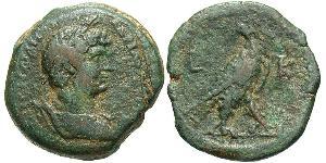 1 Diobol Empire romain (27BC-395) Bronze Hadrien (76 - 138) 