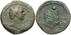 1 Diobol Roman Empire (27BC-395) Bronze Domitian  (51-96)