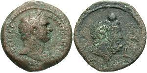 1 Diobol Roman Empire (27BC-395) Bronze Domitian  (51-96)