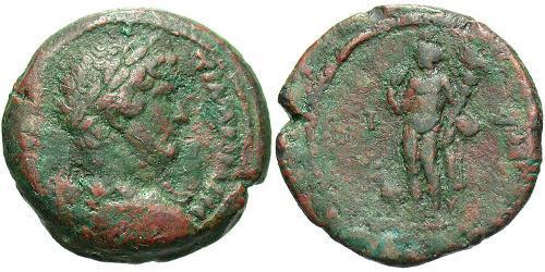1 Diobol Römische Kaiserzeit (27BC-395) Bronze Hadrian  (76 - 138) 