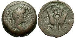 1 Diobol Impero romano (27BC-395) Bronzo Antonino Pio  (86-161)