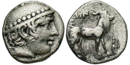 1 Diobol Стародавня Греція (1100BC-330) Срібло 