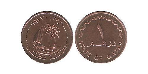 1 Dirham Qatar (1878 - ) Bronze 