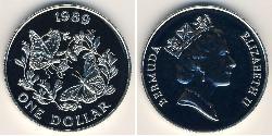 1 Dollar Bermudes Argent Elizabeth II (1926-2022)