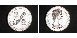 1 Dollar Bermudes Argent Elizabeth II (1926-2022)