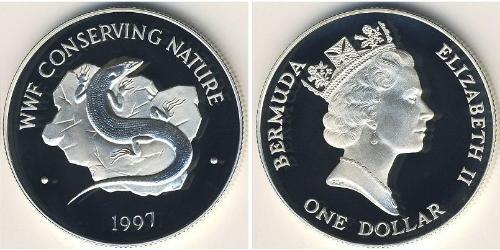 1 Dollar Bermudes Argent Elizabeth II (1926-2022)