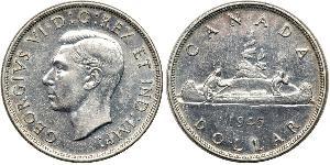 1 Dollar Canada Argent George VI (1895-1952)