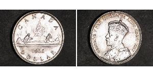 1 Dollar Canada Argent George V (1865-1936)