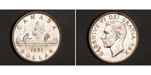 1 Dollar Canada Argent George VI (1895-1952)