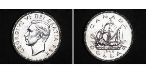 1 Dollar Canada Argent George VI (1895-1952)