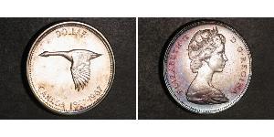 1 Dollar Canada Argent Elizabeth II (1926-2022)
