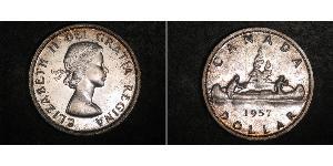 1 Dollar Canada Argent Elizabeth II (1926-2022)