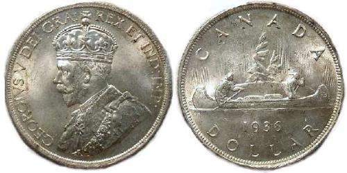 1 Dollar Canada Argent George V (1865-1936)