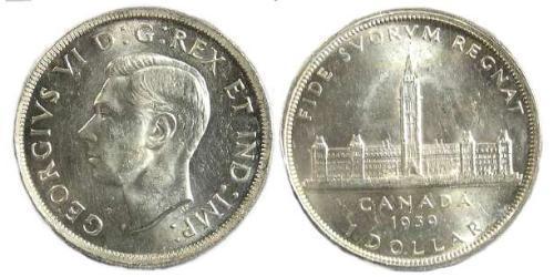 1 Dollar Canada Argent George VI (1895-1952)
