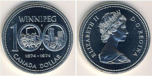 1 Dollar Canada Argent Elizabeth II (1926-2022)