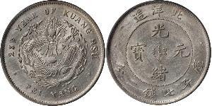 1 Dollar Chine Argent 
