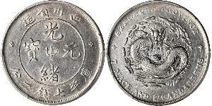 1 Dollar Chine Argent 