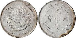 1 Dollar Chine Argent 