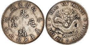 1 Dollar Chine Argent 