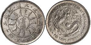 1 Dollar Chine Argent 