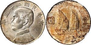 1 Dollar Chine Argent 