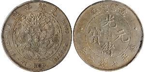 1 Dollar Chine Argent 