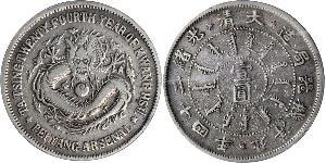 1 Dollar Chine Argent 