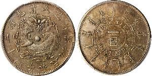 1 Dollar Chine Argent 