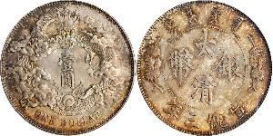 1 Dollar Chine Argent 