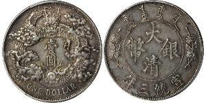 1 Dollar Chine Argent 