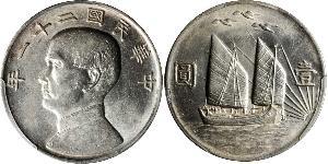 1 Dollar Chine Argent 