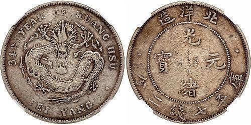 1 Dollar Chine Argent 