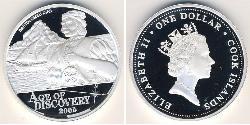 1 Dollar Cook Islands (1965 - ) Argent 