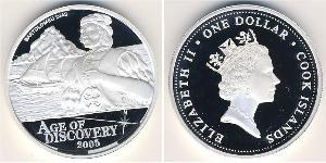1 Dollar Cook Islands (1965 - ) Argent 