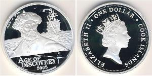 1 Dollar Cook Islands (1965 - ) Argent 