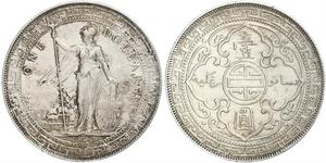 1 Dollar Hong Kong / Empire britannique (1497 - 1949) Argent 