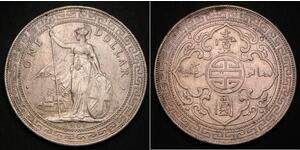 1 Dollar Hong Kong / Empire britannique (1497 - 1949) Argent 