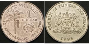 1 Dollar Trinité-et-Tobago Argent 